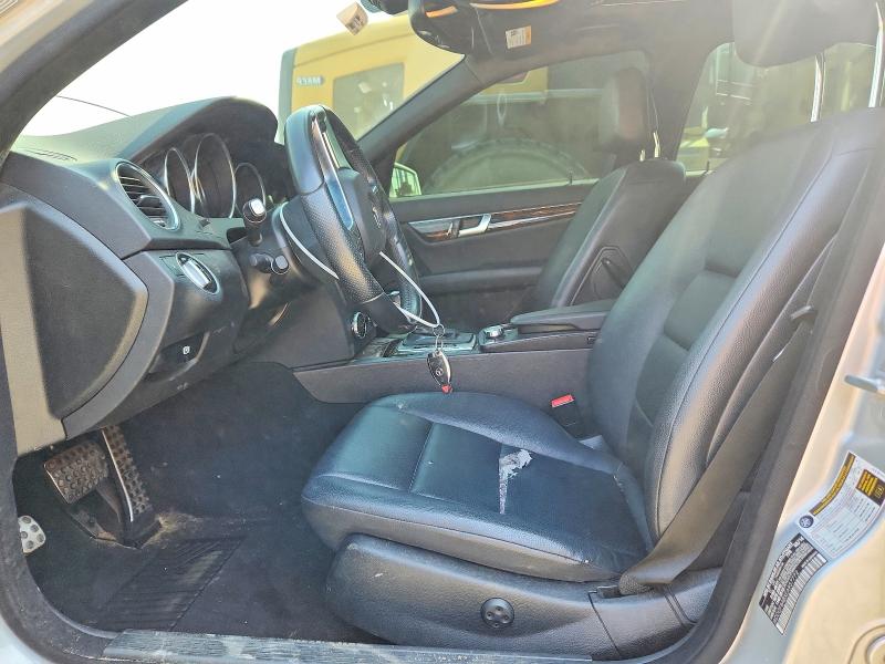 2014 Mercedes-benz C-klasse VIN WDDGF8ABXEA957772 COPART salvage auction — WATER/FLOOD, Nj - Cert Of Title-Salvage Flood, sold $1,275 on 2026-08-08 (photo 7)
