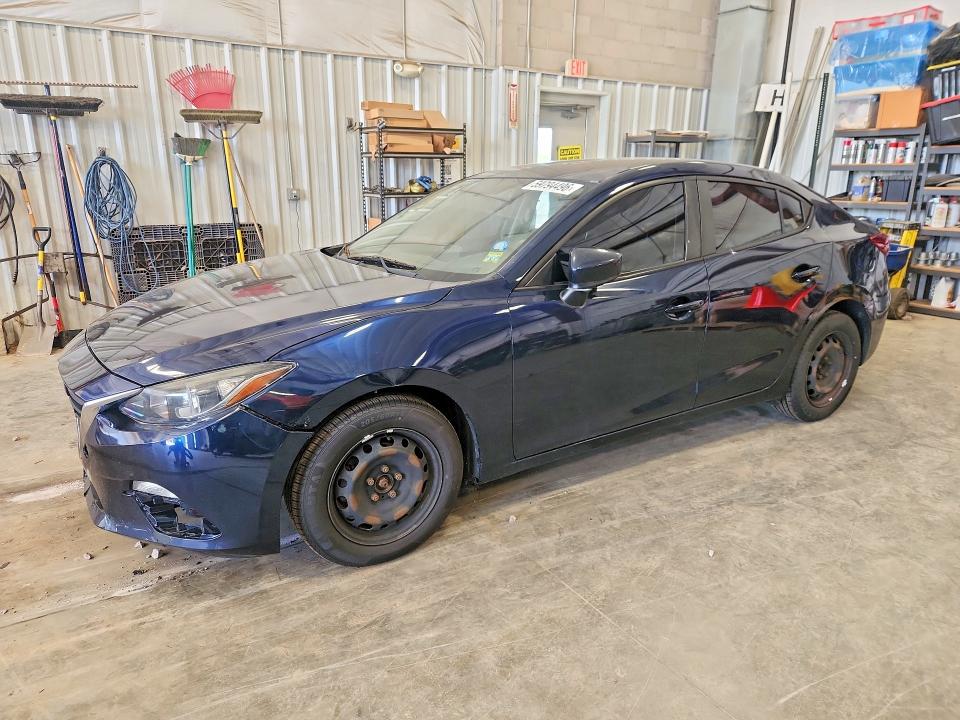 2016 Mazda 3 VIN 3MZBM1T73GM328254 COPART salvage auction — FRONT END, Wi - Cert Of Title-Claim Paid, sold $825 on 2026-07-09 (photo 1)