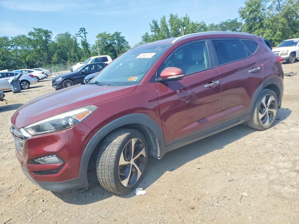 2016 Hyundai Tucson VIN KM8J3CA28GU231031 COPART salvage auction — MECHANICAL, Wv - Certificate Of Title (P), sold $2,600 on 2026-07-30 (photo 1)