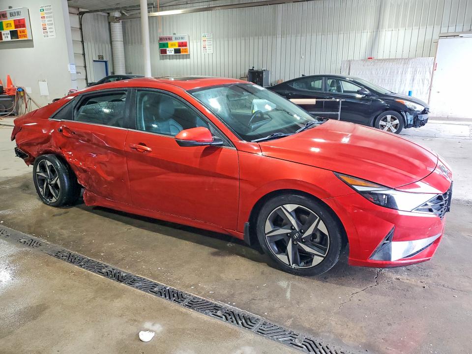 2022 Hyundai Elantra VIN KMHLP4AG0NU333418 COPART salvage auction — SIDE, Wv - Salvage Certificate, sold $1,900 on 2026-07-30 (photo 4)