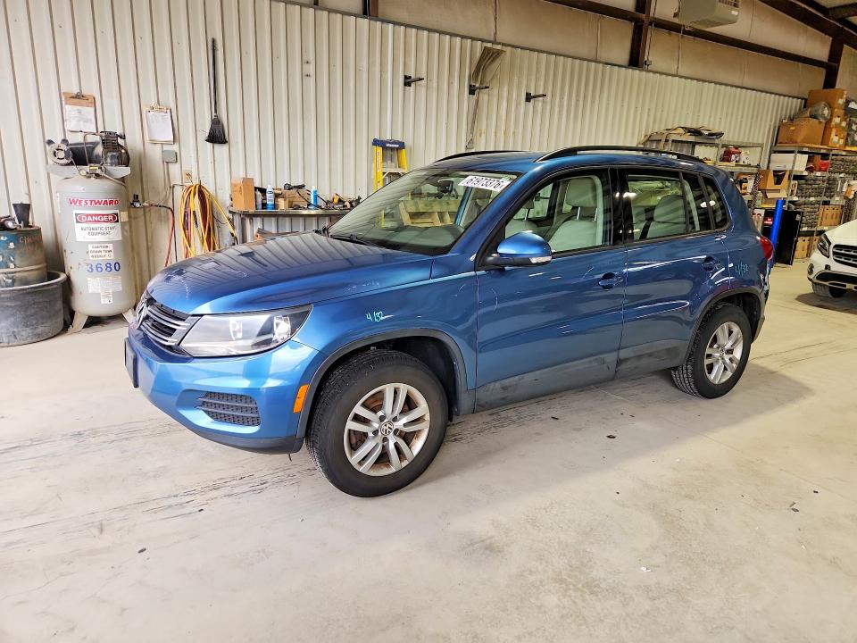 2017 Volkswagen Tiguan VIN WVGBV7AX2HW501040 COPART salvage auction — SIDE, PA - CERTIFICATE OF SALVAGE, sold $2,000 on 2026-07-31 (photo 1)