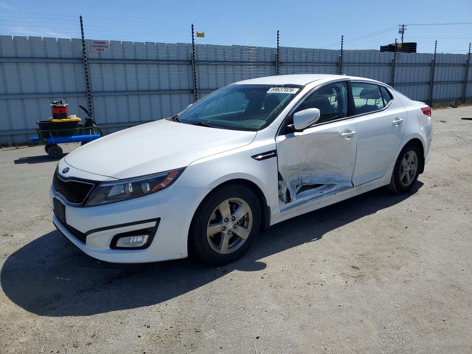 2015 Kia VIN KNAGM4A74F5540451 COPART salvage auction — SIDE, Ca - Salvage Certificate, sold $15 on 2026-07-21 (photo 1)