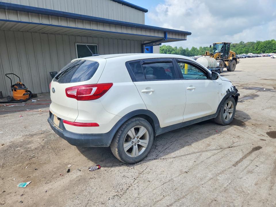 2013 Kia Sportage VIN KNDPBCA23D7380815 COPART salvage auction — FRONT END, Pa - Certificate Of Salvage, sold $1,750 on 2026-07-16 (photo 3)