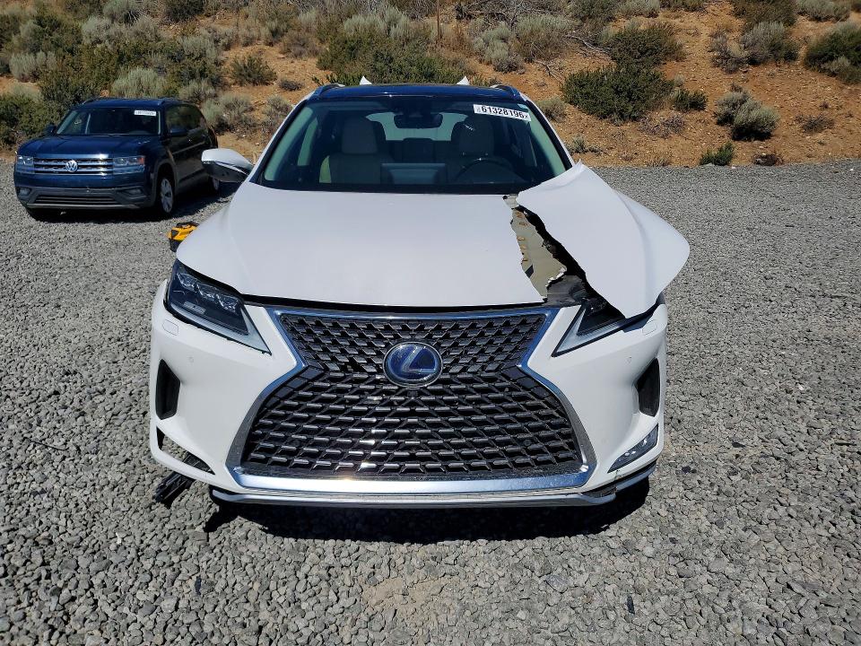 2021 Lexus Rx VIN 2T2JGMDA0MC068218 COPART salvage auction — FRONT END, Nv - Salvage Title, sold $22,500 on 2026-08-27 (photo 5)
