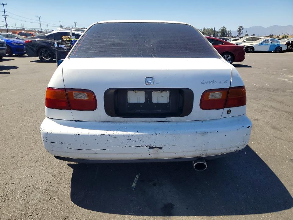 1992 Honda Civic VIN JHMEG8552NS032687 COPART salvage auction — SIDE, CA - SALVAGE CERTIFICATE, sold $250 on 2026-07-29 (photo 6)