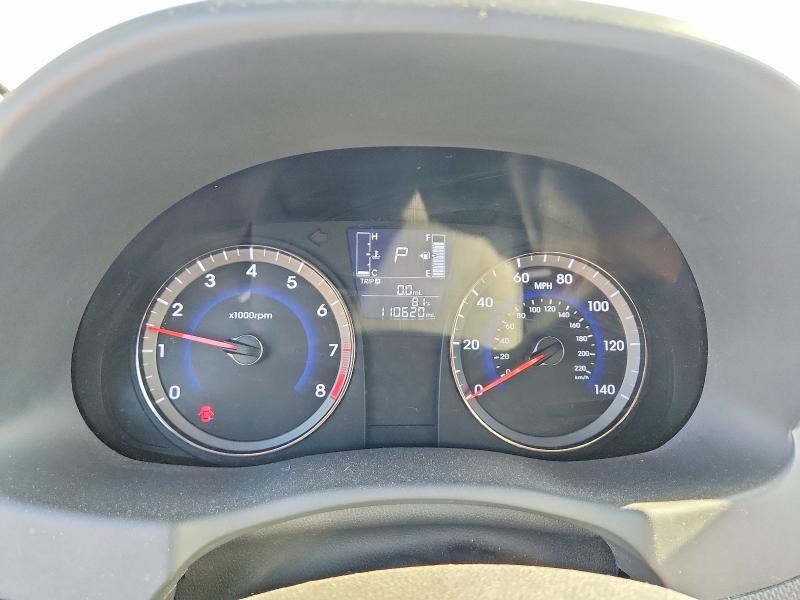 2017 Hyundai Accent VIN KMHCT4AE5HU312871 COPART salvage auction — FRONT END, Ca - Salvage Certificate, sold $150 on 2026-07-28 (photo 9)