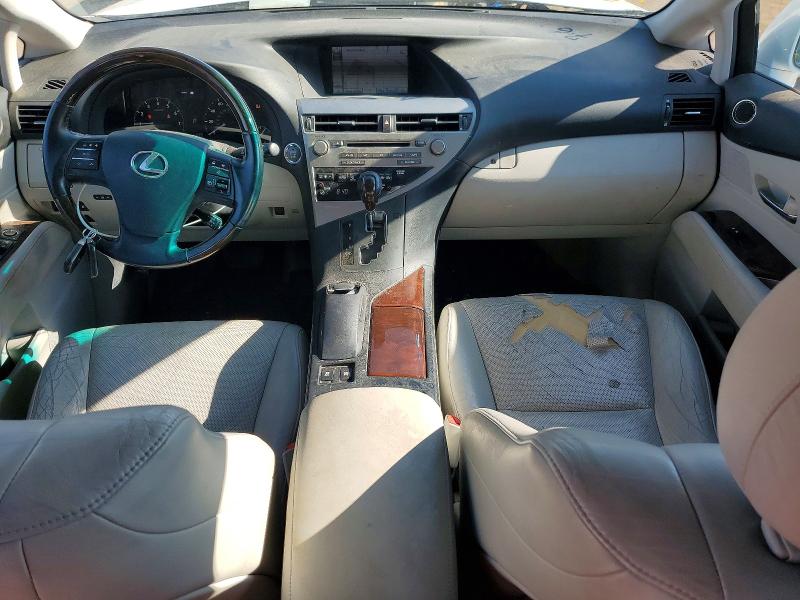 2012 Lexus Rx VIN 2T2BK1BAXCC131330 COPART salvage auction — MINOR DENT/SCRATCHES, CO - EXPORT ONLY, sold $4,400 on 2026-07-30 (photo 8)