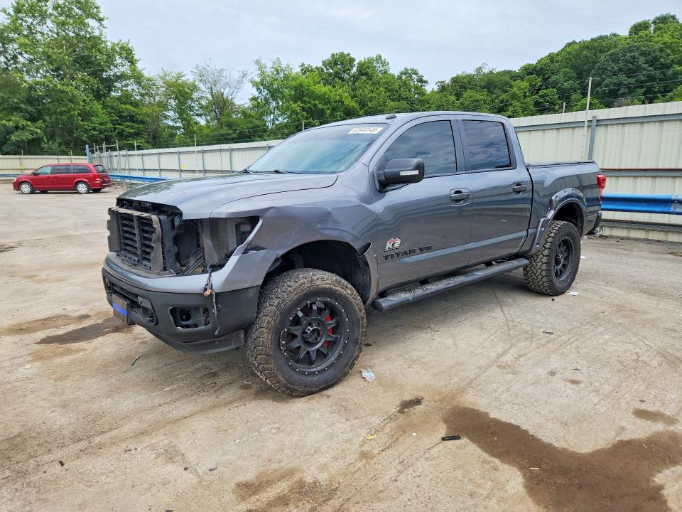 2019 Nissan TITAN VIN 1N6AA1E53KN503343 COPART salvage auction — FRONT END, Pa - Certificate Of Salvage, sold $8,700 on 2026-09-05 (photo 1)