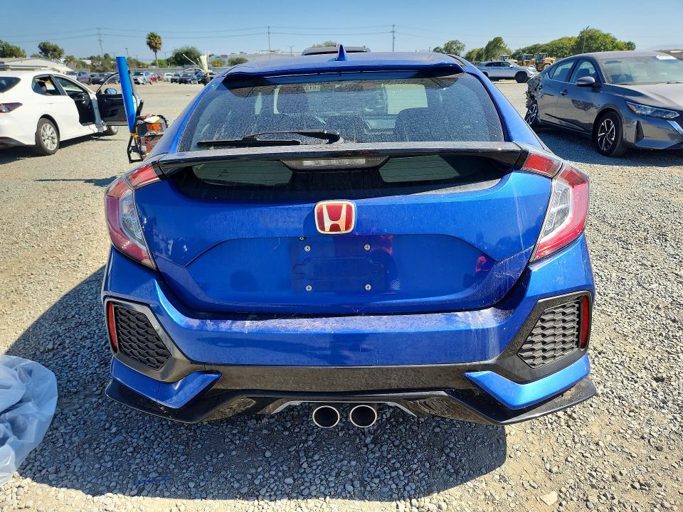 2017 Honda Civic VIN SHHFK7H41HU403565 COPART salvage auction — MECHANICAL, CA - DIS/DLR/EXP ONLY CLEAN TITLE, sold $5,500 on 2026-07-24 (photo 6)