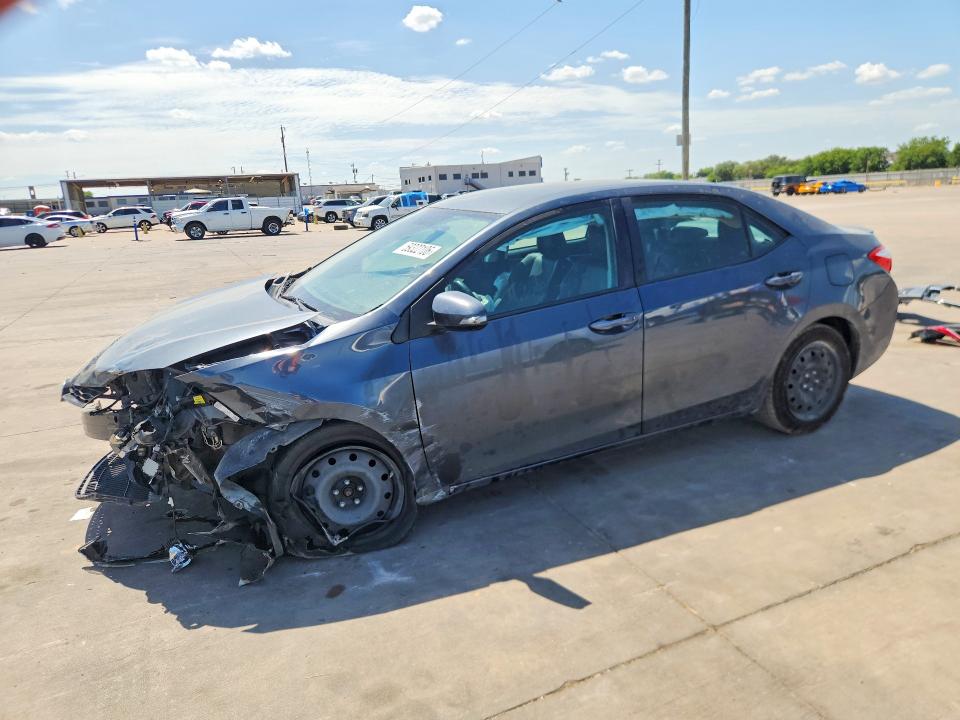 2014 Toyota Corolla VIN 5YFBURHE6EP130833 COPART salvage auction — FRONT END, Tx - Certificate Of Title, sold $1,150 on 2026-07-16 (photo 1)