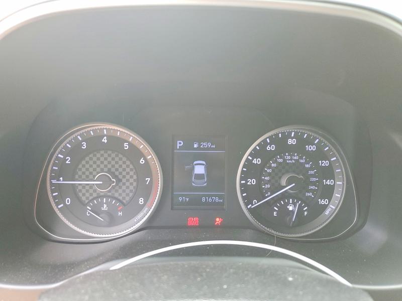 2020 Hyundai Elantra VIN KMHD84LF5LU056140 COPART salvage auction — FRONT END, Ga - Cert Of Title-Salvage, sold $1,850 on 2026-07-24 (photo 9)