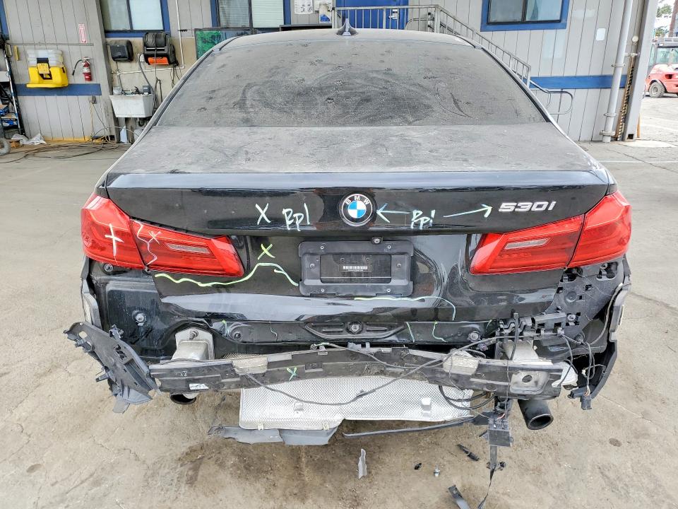 2019 BMW 5er VIN WBAJA5C53KWW11644 COPART salvage auction — REAR END, CA - SALVAGE CERTIFICATE, sold $10,300 on 2026-08-24 (photo 6)