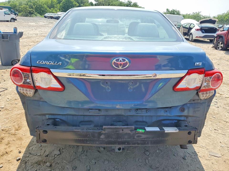 2013 Toyota Corolla VIN 5YFBU4EE5DP205317 COPART salvage auction — REAR END, Md - Cert Of Salvage > 75% Damage, sold $2,850 on 2026-07-28 (photo 6)