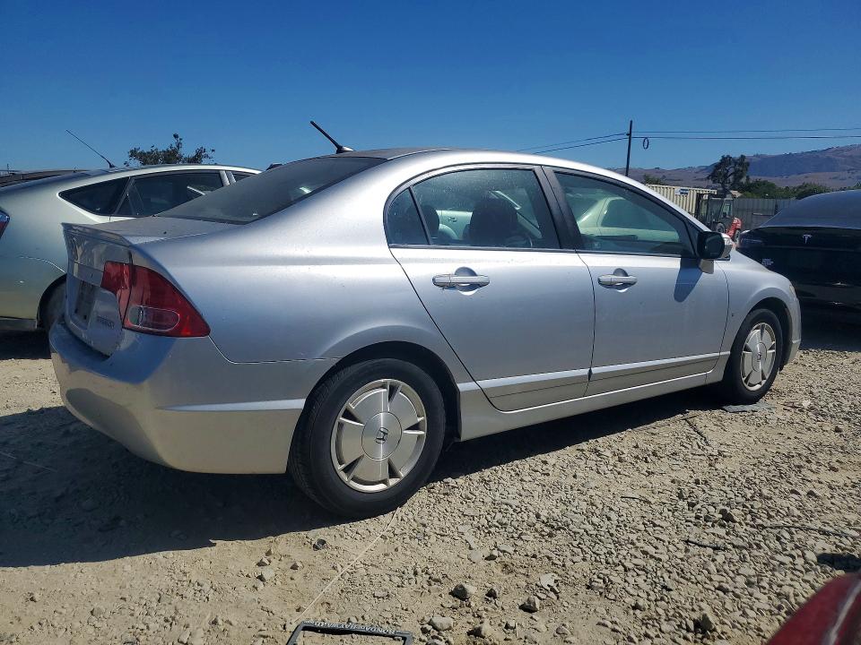2007 Honda Civic hybrid VIN JHMFA36217S016383 COPART salvage auction — MECHANICAL, CA - DIS/DLR/EXP ONLY CLEAN TITLE, sold $500 on 2026-07-21 (photo 3)