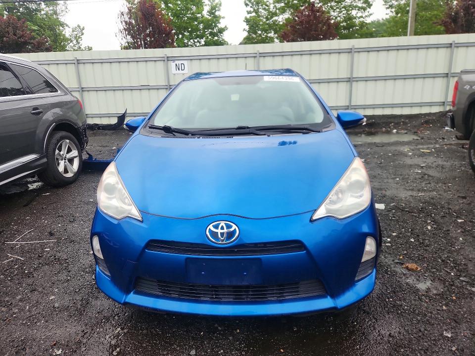 2012 Toyota Prius c VIN JTDKDTB39C1507953 COPART salvage auction — REAR END, CT - CERT OF TITLE-SALVAGE, sold $475 on 2026-07-17 (photo 5)
