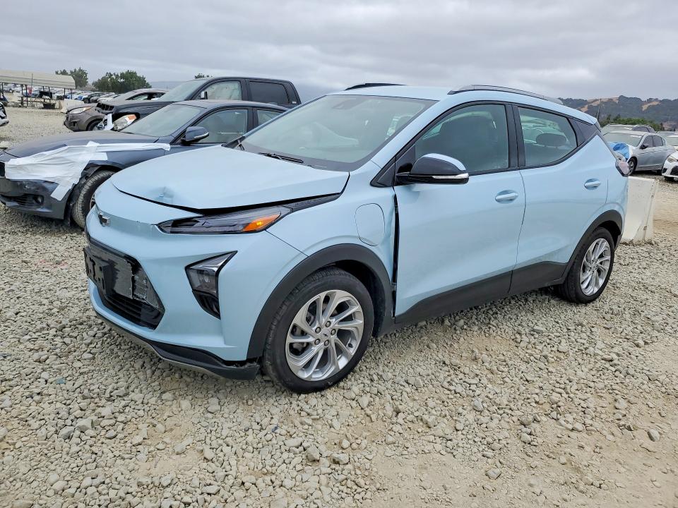 2023 Chevrolet Bolt euv VIN 1G1FY6S06P4181586 COPART salvage auction — FRONT END, CA - SALVAGE CERTIFICATE, sold $7,200 on 2026-07-14 (photo 1)