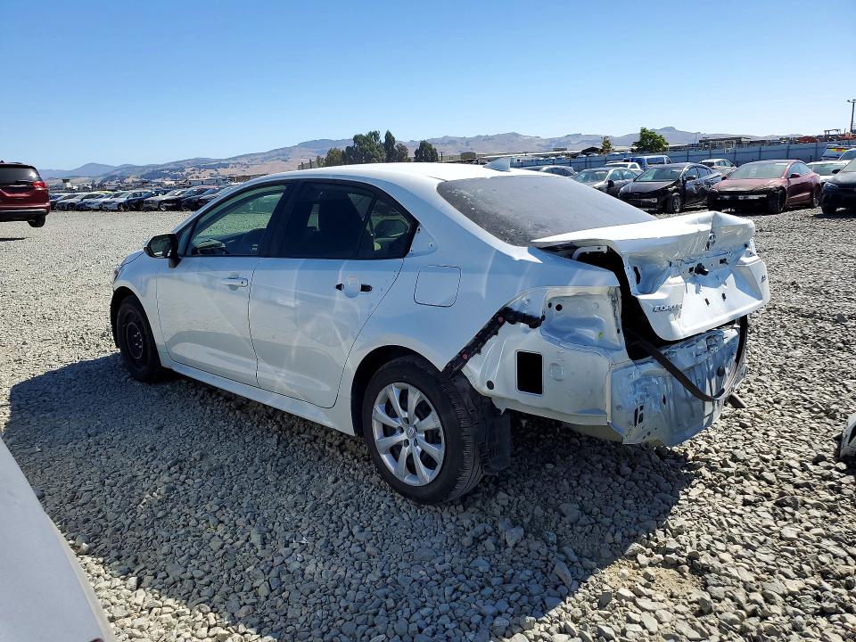 2021 Toyota Corolla VIN JTDEPMAE3MJ156374 COPART salvage auction — REAR END, Ca - Salvage Certificate, sold $6,400 on 2026-07-20 (photo 2)