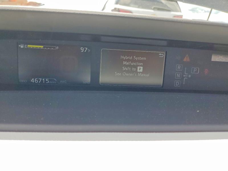2018 Toyota Prius VIN JTDKARFU9J3546817 COPART salvage auction — SIDE, PA - CERTIFICATE OF SALVAGE, sold $3,100 on 2026-07-24 (photo 9)