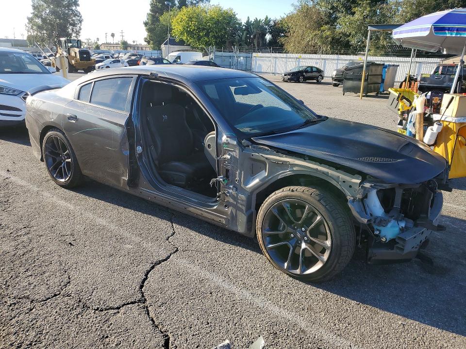 2023 Dodge Charger VIN 2C3CDXGJ3PH584381 COPART salvage auction — SIDE, Salvage Title, sold $13,700 on 2026-08-25 (photo 4)