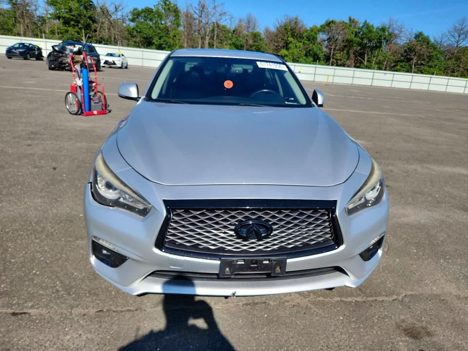 2018 Infiniti Q50 VIN JN1EV7AR7JM611699 COPART salvage auction — FRONT END, NY - MV-907A SALVAGE CERTIFICATE, sold $3,050 on 2026-07-27 (photo 5)