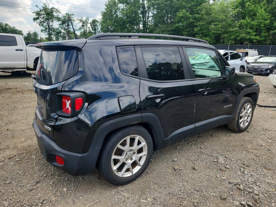 2019 Jeep Renegade VIN ZACNJABB9KPK84343 COPART salvage auction — REAR END, Md - Cert Of Salvage > 75% Damage, sold $675 on 2026-08-07 (photo 3)