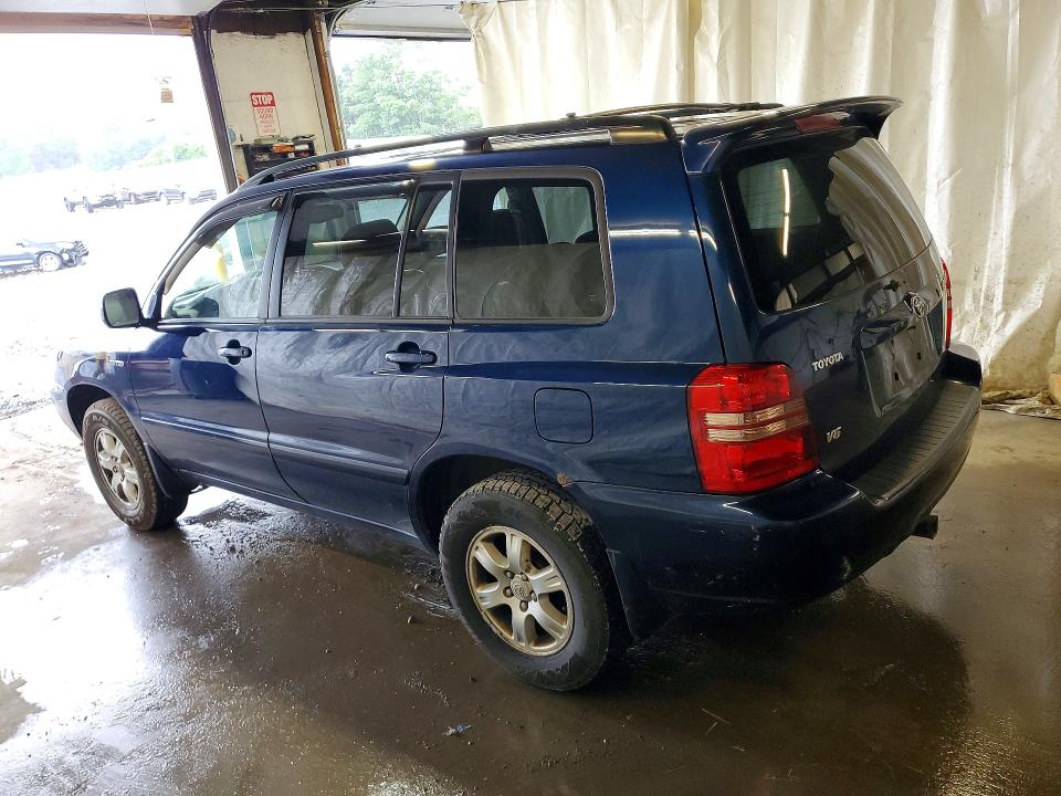 2003 Toyota Highlander VIN JTEHF21A230105661 COPART salvage auction — NORMAL WEAR, PA - CERT OF TITLE, sold $550 on 2026-07-16 (photo 2)