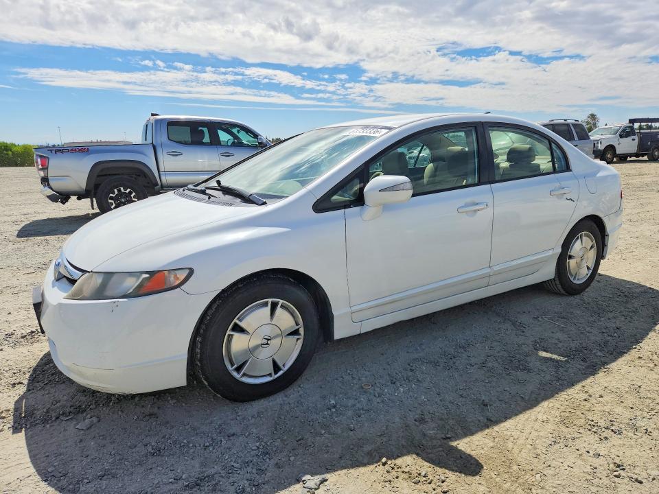 2006 Honda Civic hybrid VIN JHMFA36276S012983 COPART salvage auction — MINOR DENT/SCRATCHES, Ca - Dis/Dlr/Exp Only Clean Title, sold $375 on 2026-07-30 (photo 1)