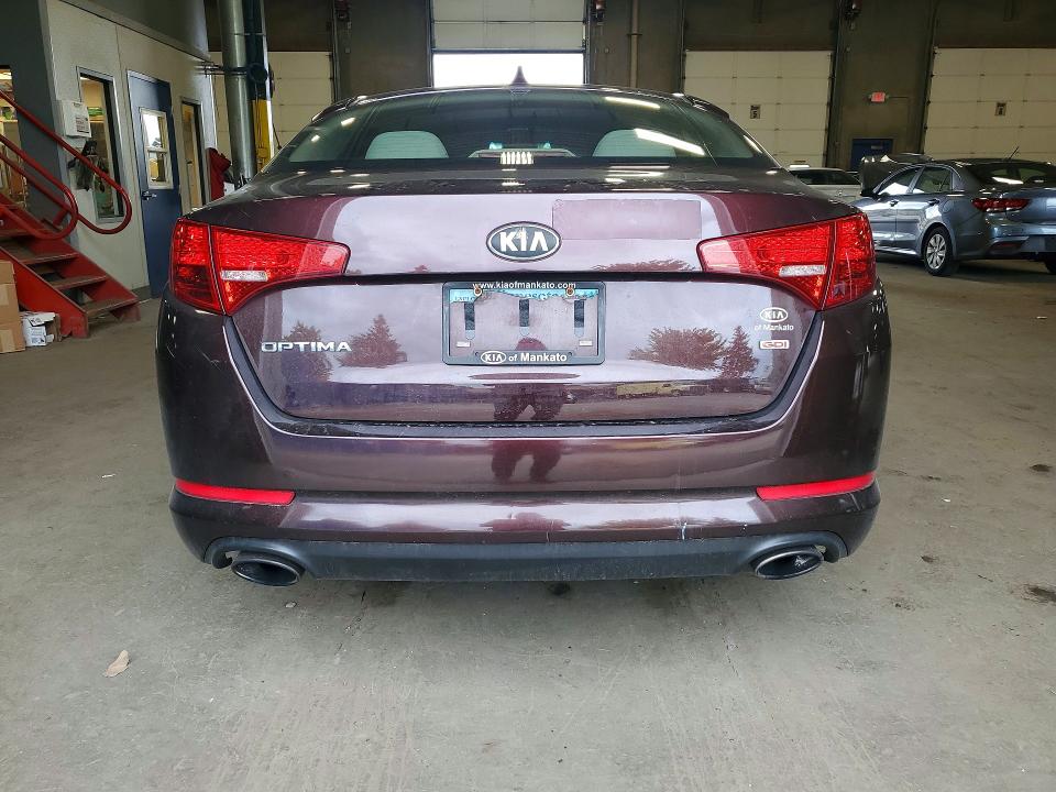 2013 Kia Optima VIN 5XXGM4A79DG212776 COPART salvage auction — MINOR DENT/SCRATCHES, MN - CERT OF TITLE-PRIOR SALVAGE, sold $525 on 2026-07-11 (photo 6)