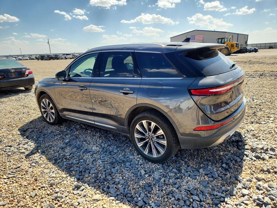 2020 Lincoln Corsair VIN 5LMCJ2C93LUL26462 COPART salvage auction — HAIL, Tx - Certificate Of Title, sold $4,100 on 2026-09-05 (photo 2)