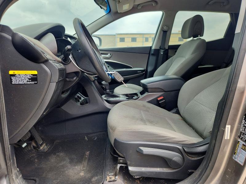 2015 Hyundai Santa fe VIN 5XYZT3LB6FG253341 COPART salvage auction — MECHANICAL, TX - CERTIFICATE OF TITLE, sold $1,100 on 2026-07-30 (photo 7)