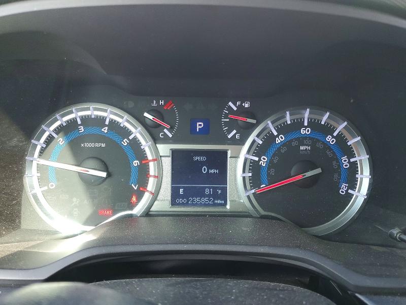 2018 Toyota 4runner VIN JTEBU5JRXJ5533111 COPART salvage auction — MINOR DENT/SCRATCHES, Ca - Salvage Certificate, sold $10,000 on 2026-08-20 (photo 9)