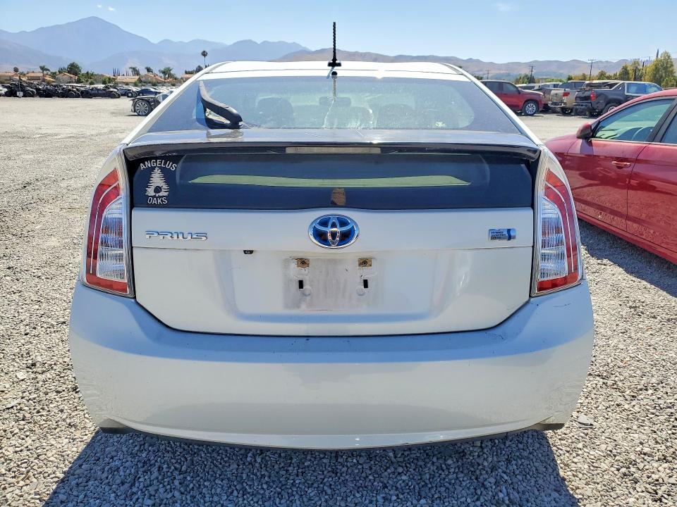 2015 Toyota Prius VIN JTDKN3DU8F1952109 COPART salvage auction — MECHANICAL, Salvage Title, sold $2,100 on 2026-07-29 (photo 6)