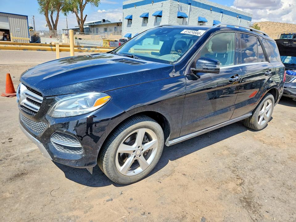 2017 Mercedes-benz Gle VIN 4JGDA5HB6HA850542 COPART salvage auction — NORMAL WEAR, Nm - Certificate Of Title, sold $8,700 on 2026-08-28 (photo 1)