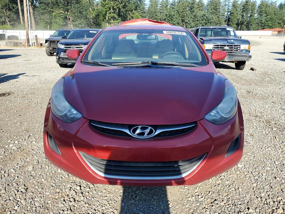 2013 Hyundai Elantra VIN KMHDH4AE9DU638317 COPART salvage auction — REAR END, Wa - Bill Of Sale, sold $875 on 2026-07-31 (photo 5)