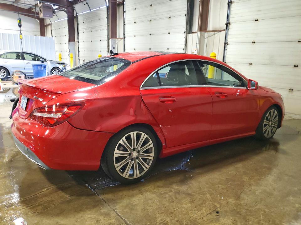 2018 Mercedes-benz Cla-klasse VIN WDDSJ4GB6JN517625 COPART salvage auction — REAR END, Pa - Certificate Of Salvage, sold $4,250 on 2026-08-04 (photo 3)