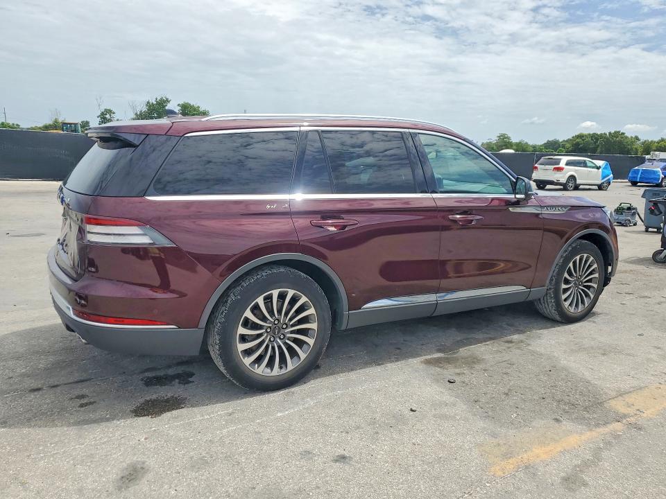 2022 Lincoln Aviator VIN 5LM5J7WCXNGL17191 COPART salvage auction — FRONT END, Fl - Certificate Of Destruction, sold $15 on 2026-07-30 (photo 3)