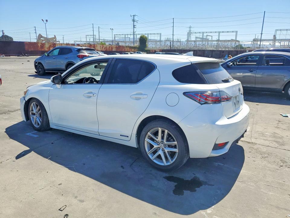 2014 Lexus Ct VIN JTHKD5BH8E2195899 COPART salvage auction — FRONT END, Ca - Salvage Certificate, sold $2,150 on 2026-07-22 (photo 2)
