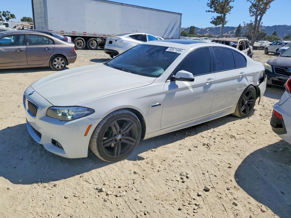 2016 BMW 5er VIN WBA5B1C57GG133379 COPART salvage auction — REAR END, Ca - Salvage Certificate, sold $2,450 on 2026-08-06 (photo 1)