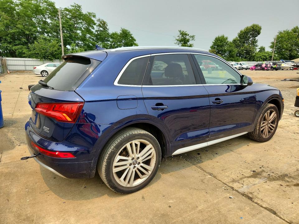 2018 Audi Q5 VIN WA1BNAFY4J2008194 COPART salvage auction — MINOR DENT/SCRATCHES, Nj - Cert Of Title-Salvage, sold $7,500 on 2026-07-20 (photo 3)