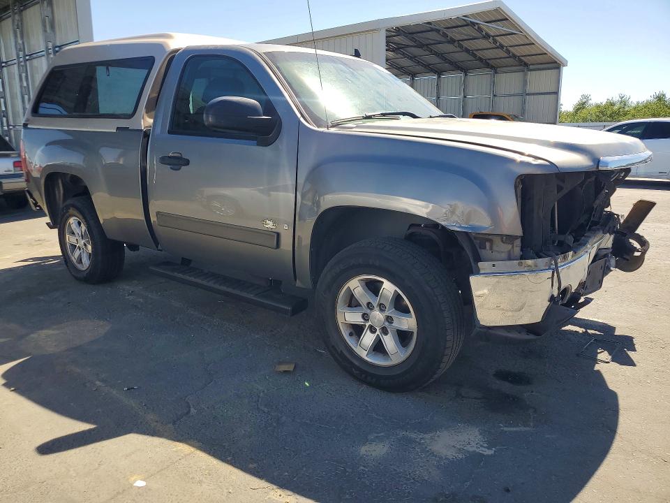 2007 Gmc SIERRA VIN 1GTEC14C77Z650358 COPART salvage auction — FRONT END, Ca - Dis/Dlr/Exp Only Clean Title, sold $1,200 on 2026-07-09 (photo 4)