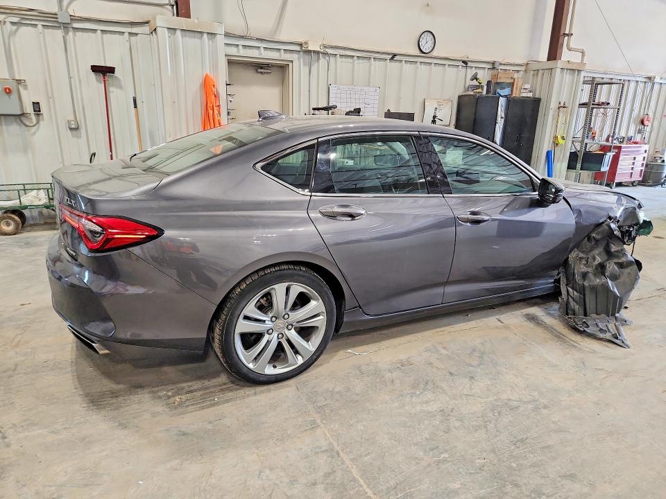 2022 Acura Tlx VIN 19UUB6F44NA001275 COPART salvage auction — FRONT END, Wi - Certificate Of Title, sold $12,000 on 2026-08-19 (photo 3)