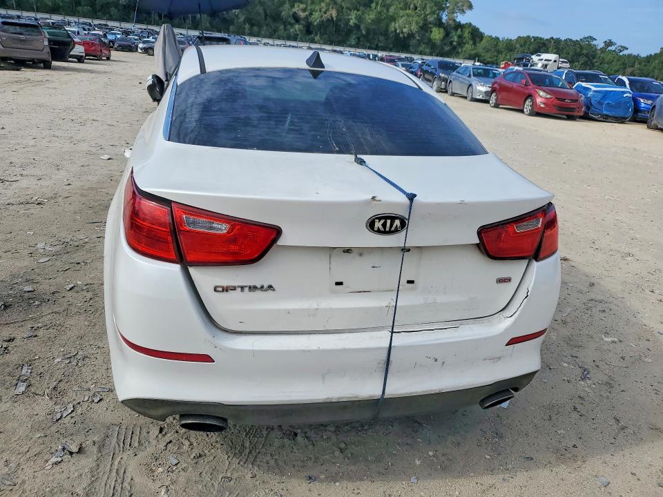 2015 Kia Optima VIN KNAGM4A77F5608449 COPART salvage auction — REAR END, Fl - Cert Of Title Slvg Rebuildable, sold $250 on 2026-07-28 (photo 6)