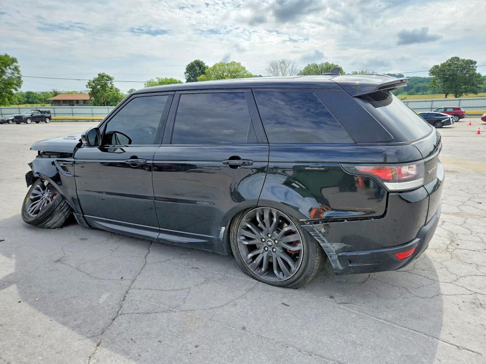 2016 Land rover RANGE ROVER VIN SALWS2VF5GA576600 COPART salvage auction — FRONT END, Salvage Title, sold $3,850 on 2026-08-20 (photo 2)