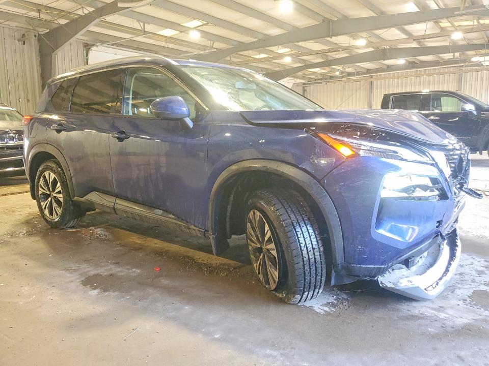 2021 Nissan Rogue VIN JN8AT3BB4MW222138 COPART salvage auction — FRONT END, PA - CERTIFICATE OF SALVAGE, sold $4,600 on 2026-07-22 (photo 4)