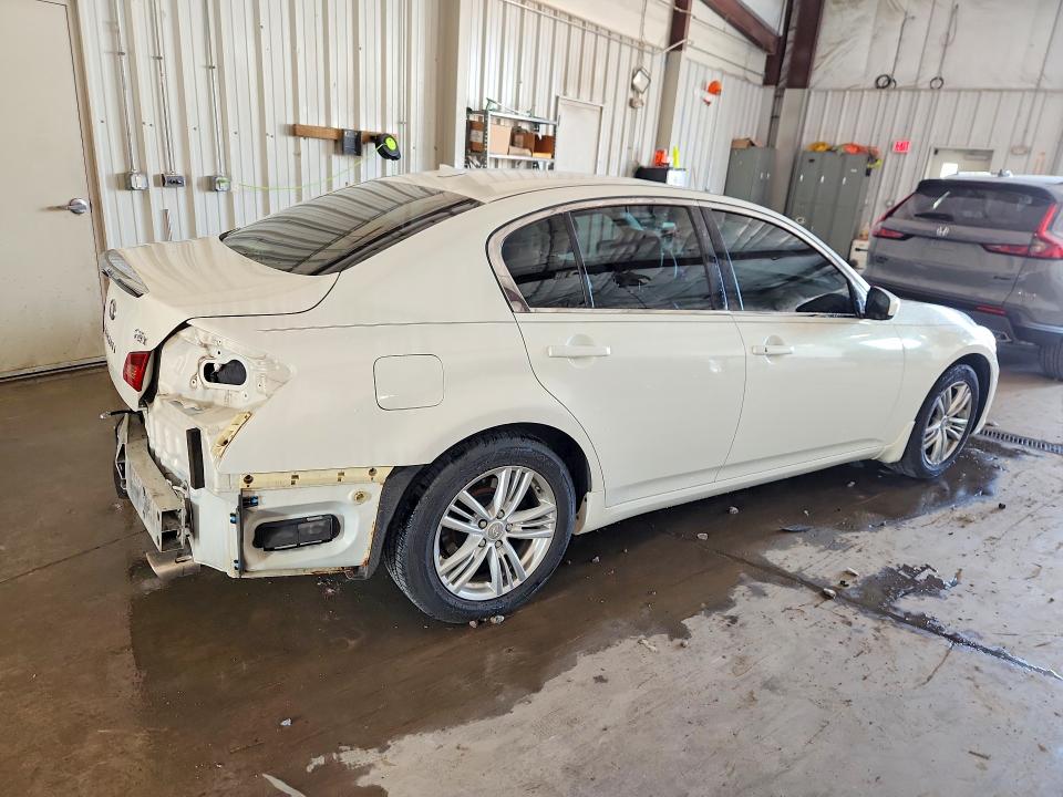 2013 Infiniti G VIN JN1CV6AR3DM354532 COPART salvage auction — REAR END, Wi - Junked Vehicle Bill Of Sale, sold $550 on 2026-08-03 (photo 3)