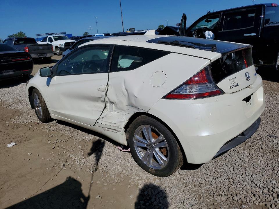 2012 Honda Cr-z VIN JHMZF1D69CS003481 COPART salvage auction — REAR END, Mi - Cert Of Title-Salvage Vehicle, sold $300 on 2026-07-31 (photo 2)