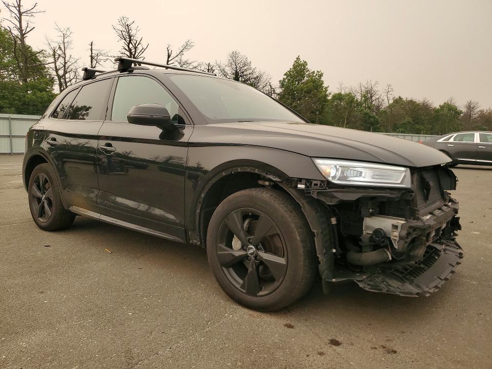 2020 Audi Q5 VIN WA1ANAFY4L2090152 COPART salvage auction — FRONT END, NY - MV-907A SALVAGE CERTIFICATE, sold $9,100 on 2026-07-20 (photo 4)