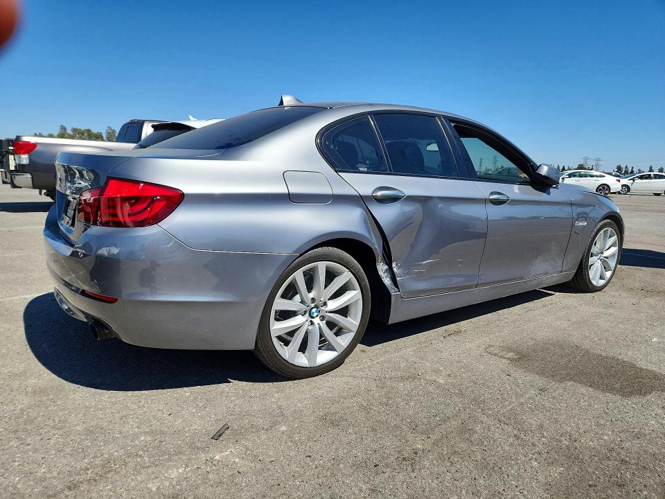 2012 BMW 5er VIN WBAFR7C54CC811221 COPART salvage auction — SIDE, Ca - Salvage Certificate, sold $150 on 2026-07-28 (photo 3)