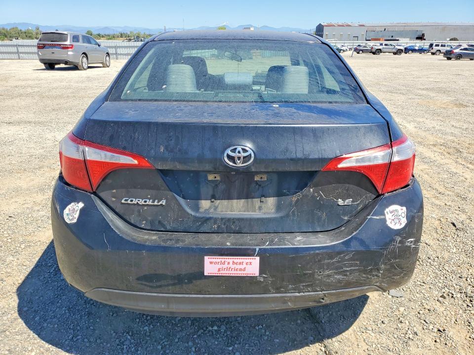 2016 Toyota Corolla VIN 5YFBURHE5GP468579 COPART salvage auction — REAR END, Salvage Title, sold $2,850 on 2026-07-31 (photo 6)