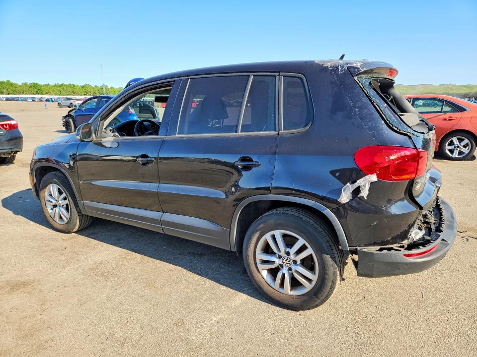 2012 Volkswagen Tiguan VIN WVGAV7AX6CW558345 COPART salvage auction — REAR END, NY - MV-907A SALVAGE CERTIFICATE, sold $400 on 2026-07-27 (photo 2)